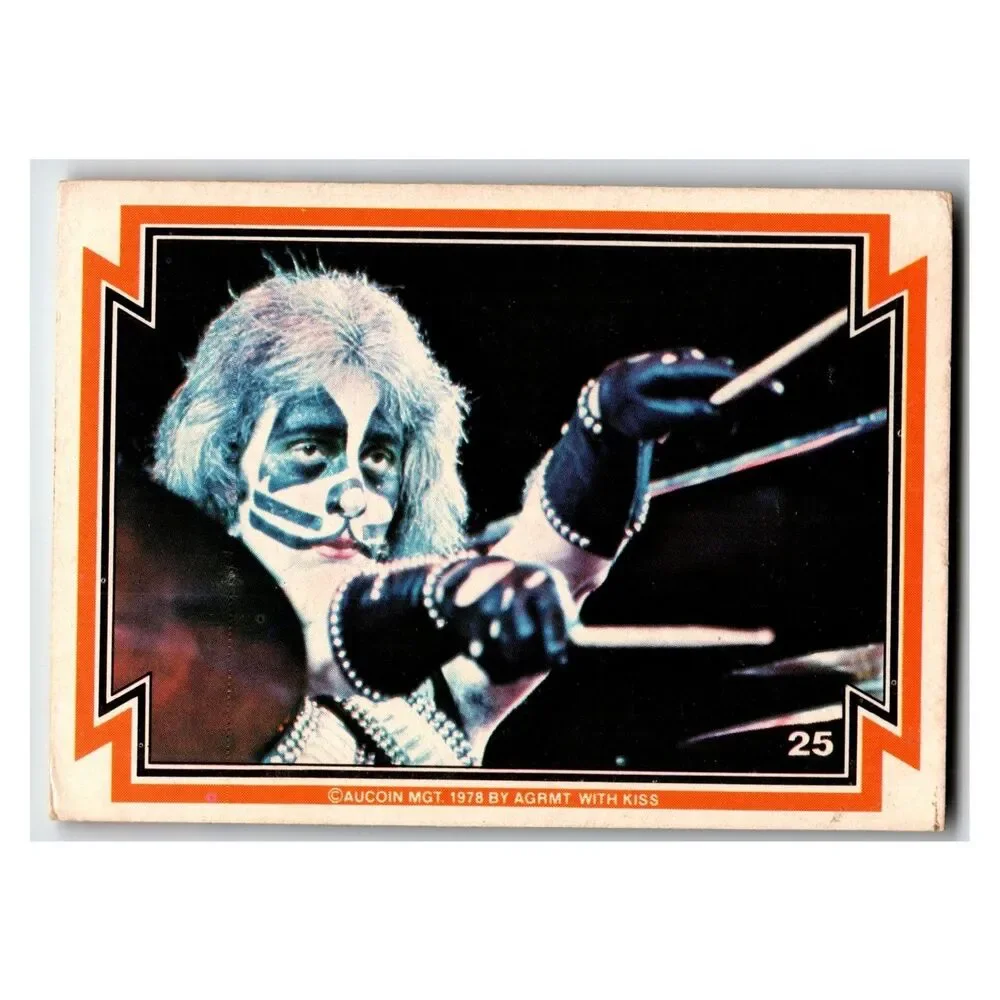 KISS Peter Criss 1978 Aucoin MGT Card 25